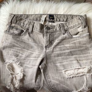 Bird Juicy Couture Light Gray Destroyed Jean 25